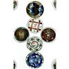 Image 4 : A card of assorted division one enamel buttons