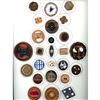 Image 1 : A card of division three assorted wood buttons