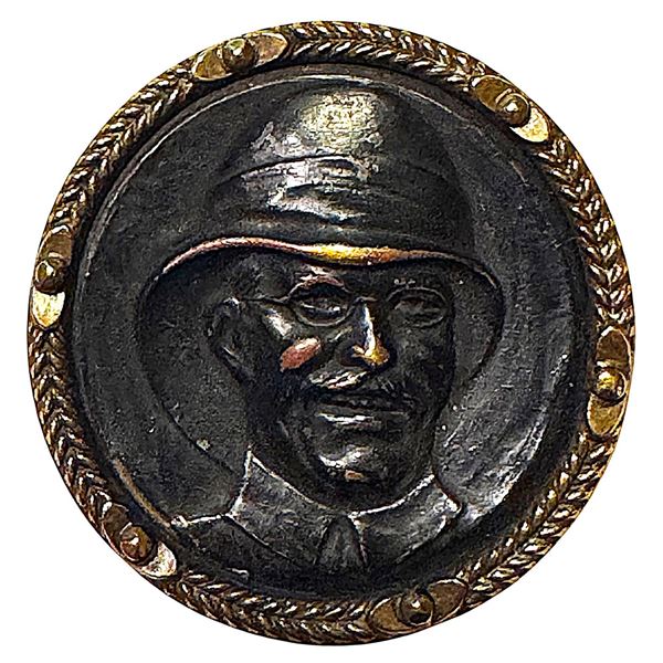 A division one pictorial political button
