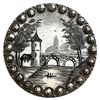 Image 1 : A division one Monochromatic pictorial enamel button