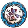 Image 1 : A division one Art Nouveau style enamel button