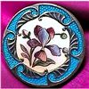 Image 2 : A division one Art Nouveau style enamel button