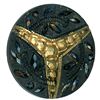 Image 4 : A full card of division one black glass buttons