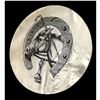 Image 1 : A division one engraved pearl pictorial button