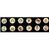 Image 1 : A set of Division three Satsuma pictorial buttons
