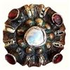 Image 1 : A division one gemstone and silver button
