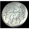 Image 1 : A division one silver Crest pictorial button.