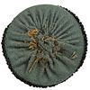 Image 3 : A RARE division one pictorial fabric button