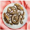 Image 1 : A division one brass and pearl pictorial button