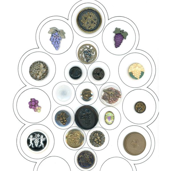A card of division one and three GRAPE buttons.