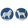 Image 1 : A small card of division three Studio artist buttons