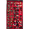 Image 1 : A Riker tray of assorted material buttons