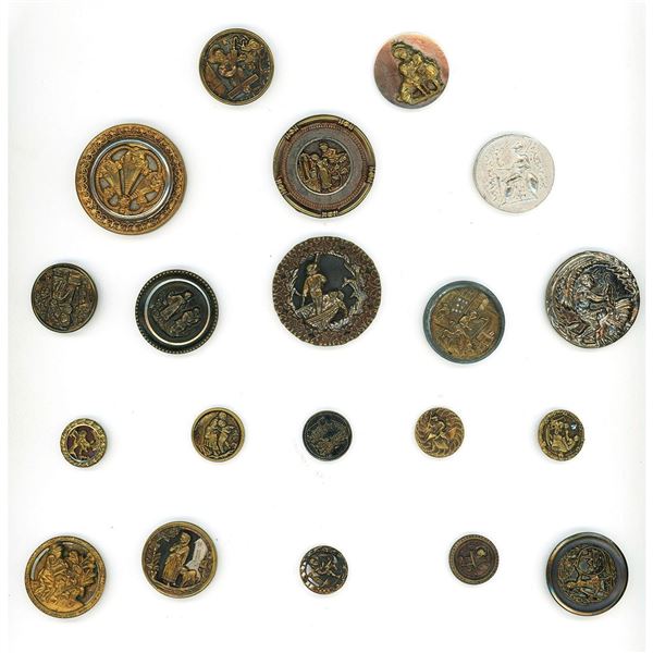 A partial card of division one Children story buttons