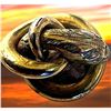 Image 3 : A division one pierced coiled snake button