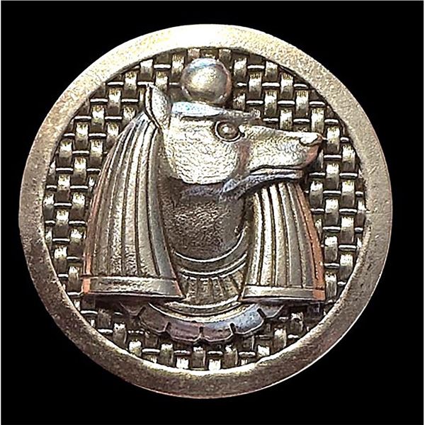 A division 3 early French white metal pictorial button