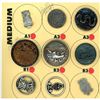 Image 3 : A partial card of division 1 & 3 metal buttons
