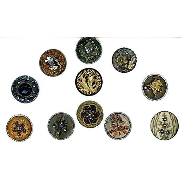 A small card of division one steel buttons