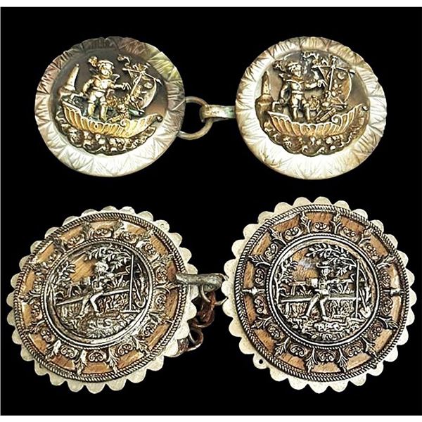 A small card of division one buckles/clasps