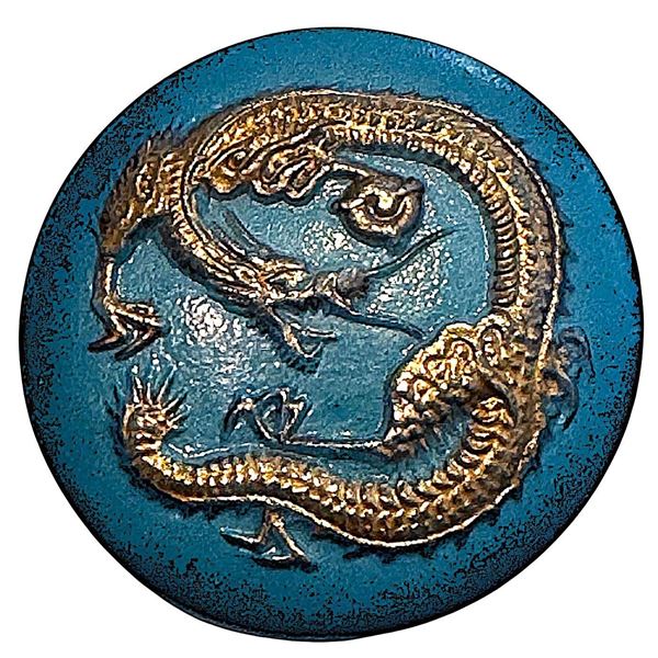 1 Division three Japanese porcelain button