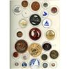 Image 1 : A card of division 1 & 3 assorted sailing vessel buttons