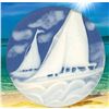 Image 5 : A card of division 1 & 3 assorted sailing vessel buttons