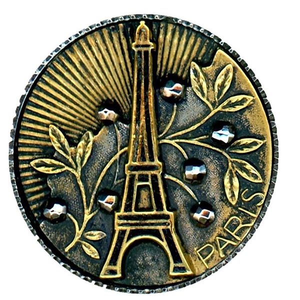 A Rare division one pictorial steel cup button