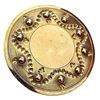 Image 1 : A division one unusual patterned copper button