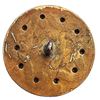 Image 2 : A division one unusual patterned copper button