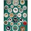 Image 1 : A card of division three assorted material Dog buttons
