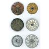 Image 1 : A small card of division one Lacy glass buttons