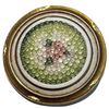 Image 1 : A division one white glass colorful button