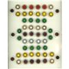 Image 1 : A card of division three West German glass buttons