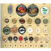 Image 1 : A small card of division 1 & 3 assorted material buttons