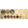 Image 4 : A small card of division 1 & 3 assorted material buttons