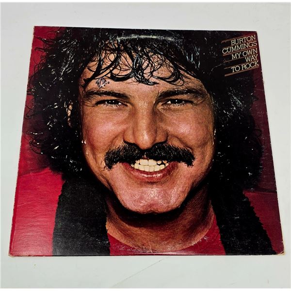 Burton Cummings "My Own Way to Rock" LP Vinyl Album, 1977 Portrait Records