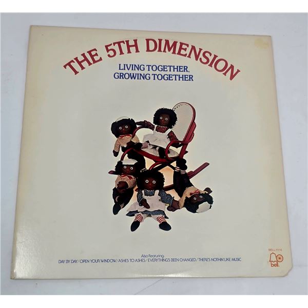 The 5th Dimension "Living Together, Growing Together" LP Vinyl, 1973 Bell Records