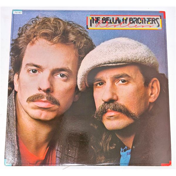 1984 The Bellamy Brothers “Restless” Vinyl LP – Country Pop Duo Classic