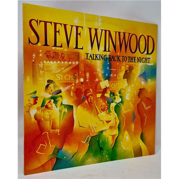 Steve Winwood "Talking Back to the Night" 1982 Vinyl LP – Original US Pressing