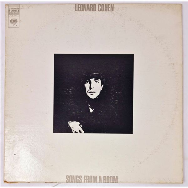 Leonard Cohen "Songs from a Room" 1969 Vinyl LP – Original Columbia US Pressing