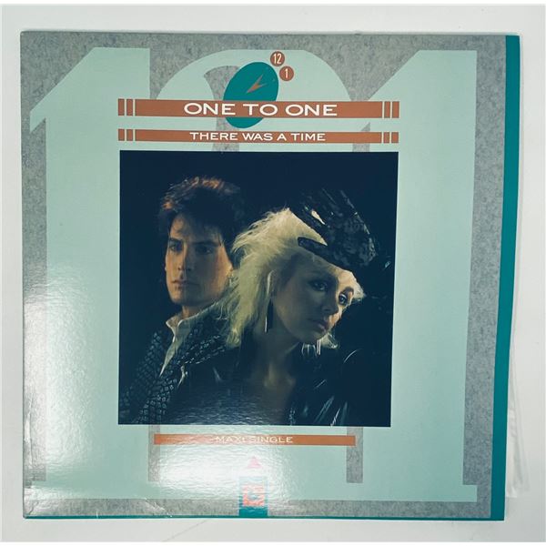 One To One "There Was a Time" 12" Vinyl Maxi-Single – 1980s Canadian Synthpop