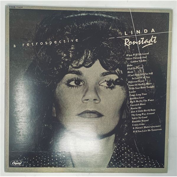 Linda Ronstadt "A Retrospective" 1977 2xLP Vinyl Compilation – Capitol Records Anthology