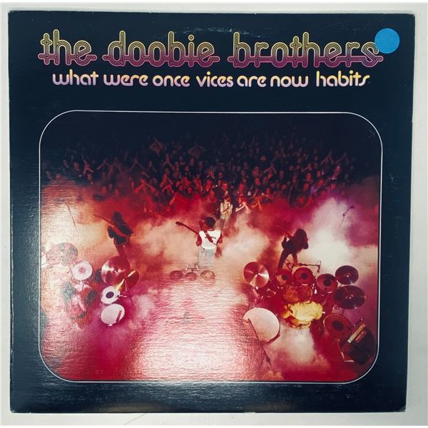 The Doobie Brothers "What Were Once Vices Are Now Habits" 1974 Vinyl LP – Includes "Black W