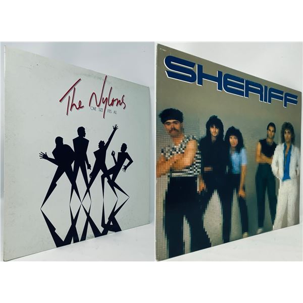 Lot of 2 Vinyl LPs – The Nylons "One Size Fits All" (1982) + Sheriff (1982 Self-Titled) [x=