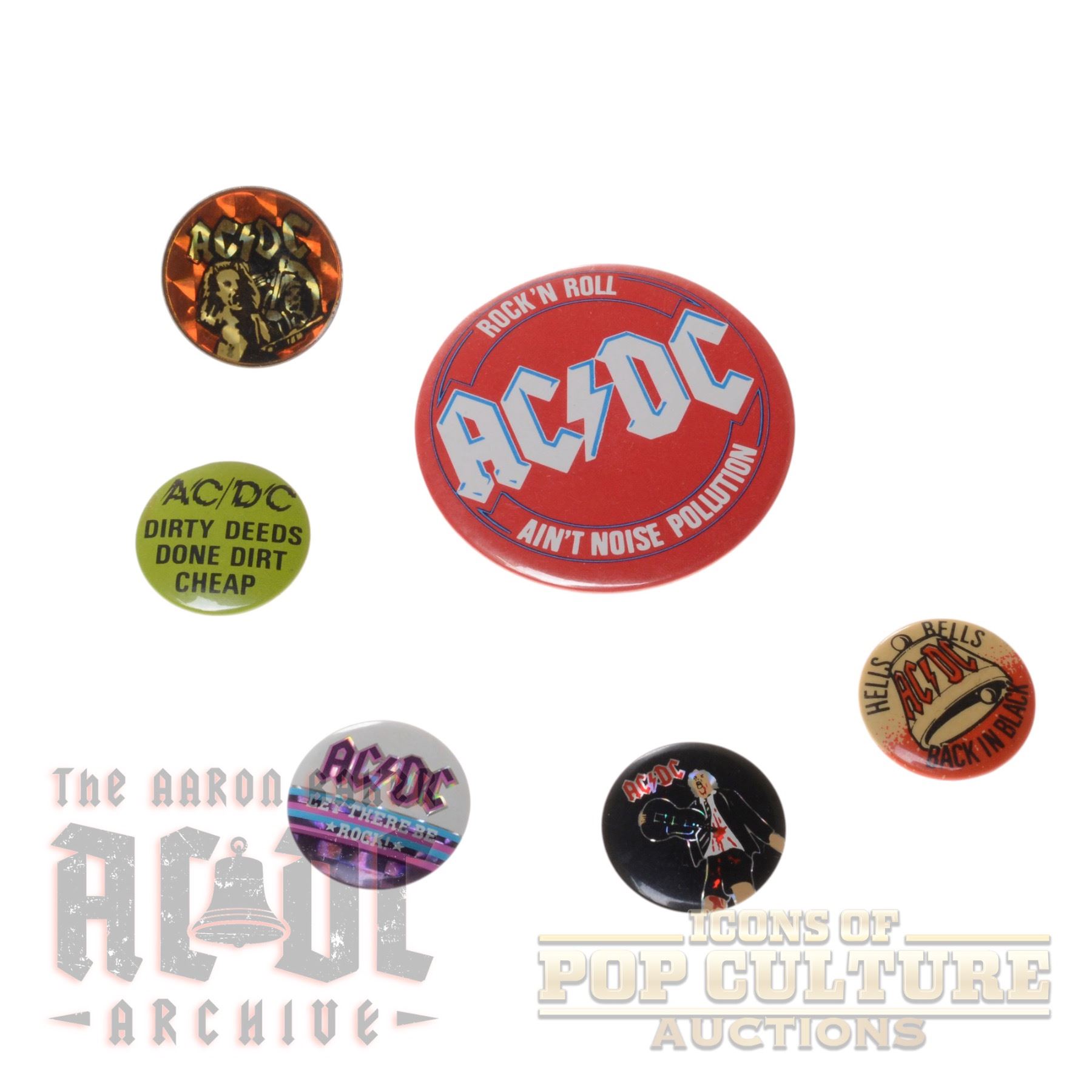 AC/DC - Collection of Pins - 3297