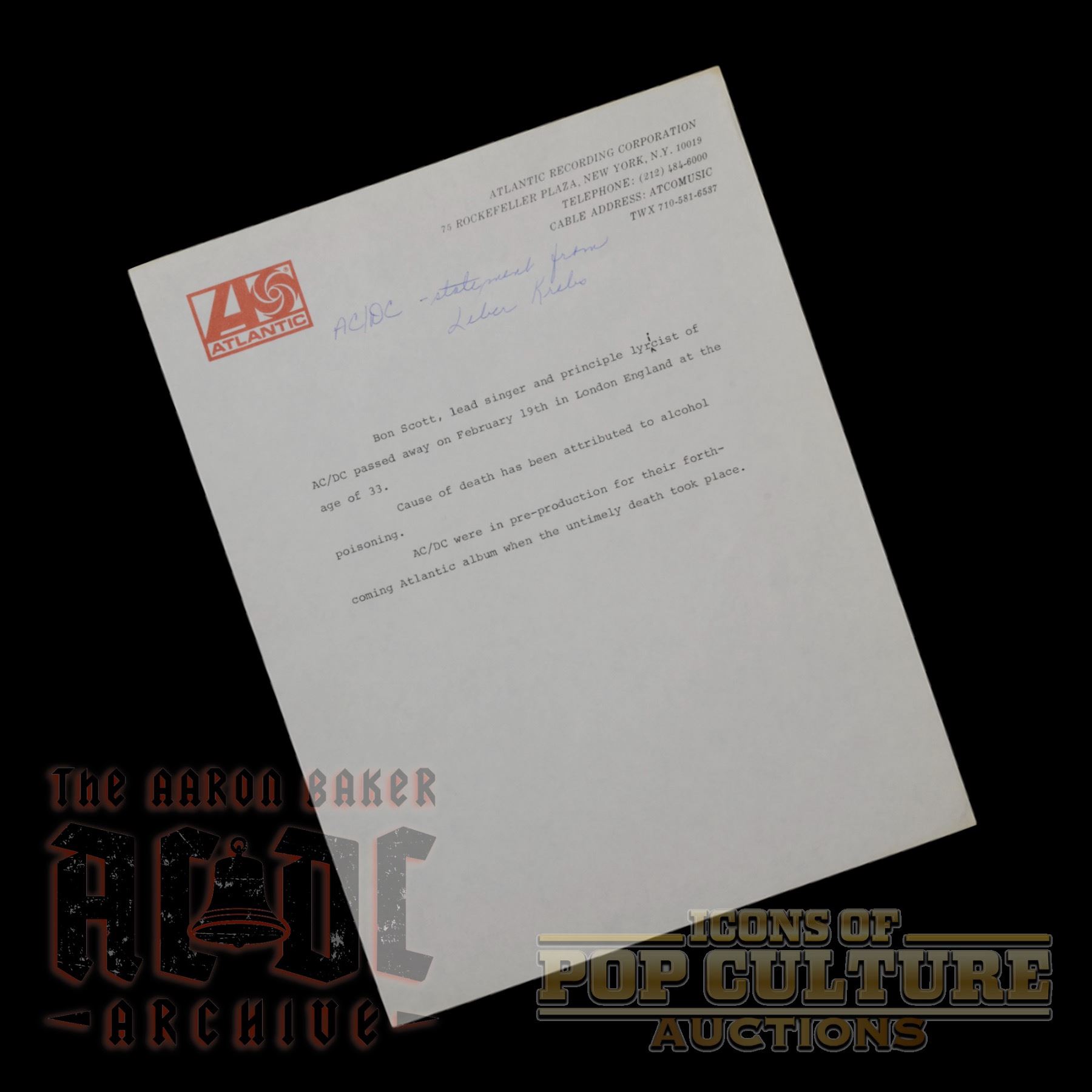 AC/DC - Atlantic Records 