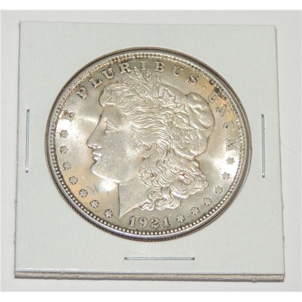 #1   1921 UNITED STATES MORGAN SILVER DOLLAR COIN