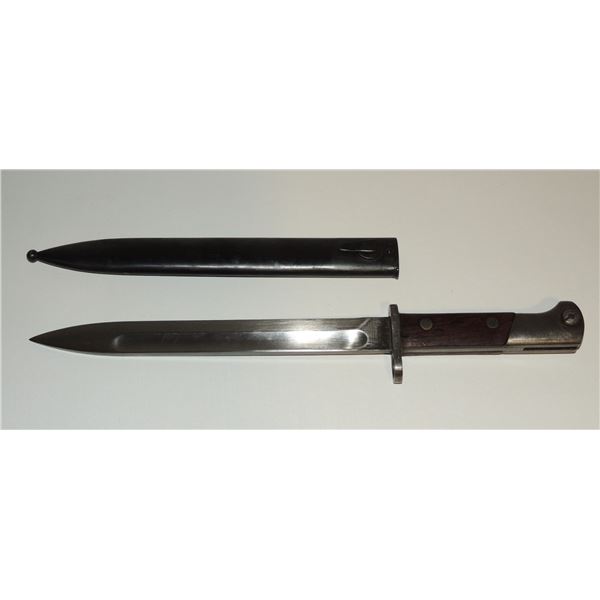 #6 1929 POLISH MAUSER BAYONET F.B. RADOM +SCABBARD