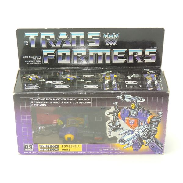 #11 G1 TRANSFORMERS BOMBSHELL CIB 1985 HASBRO