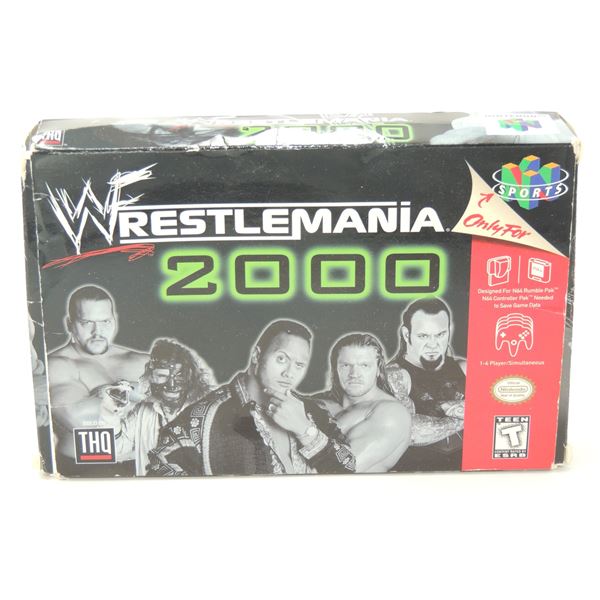 #18 CIB NINTENDO 64 N64 GAME WRESTLEMANIA 2000