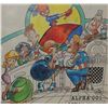 Image 5 : #24 CBCS 3.5 HAND COLOURED +COA AVENGERS STANDOFF